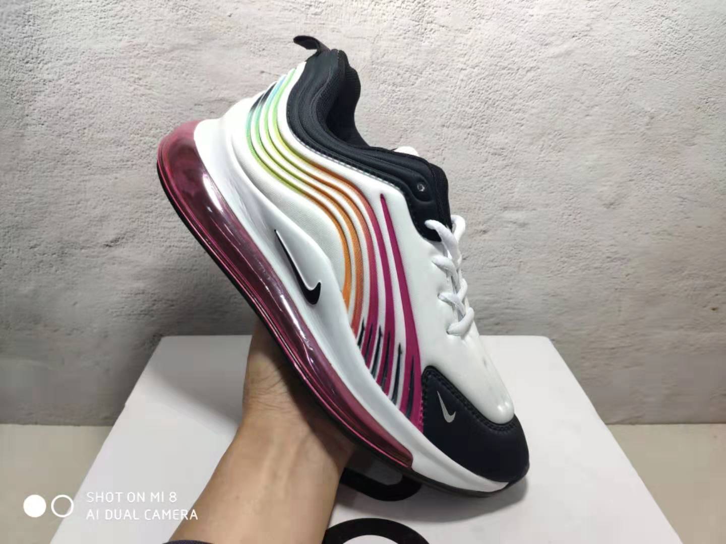 2020 Nike Air Max 720 Cushion White Purple Black Shoes